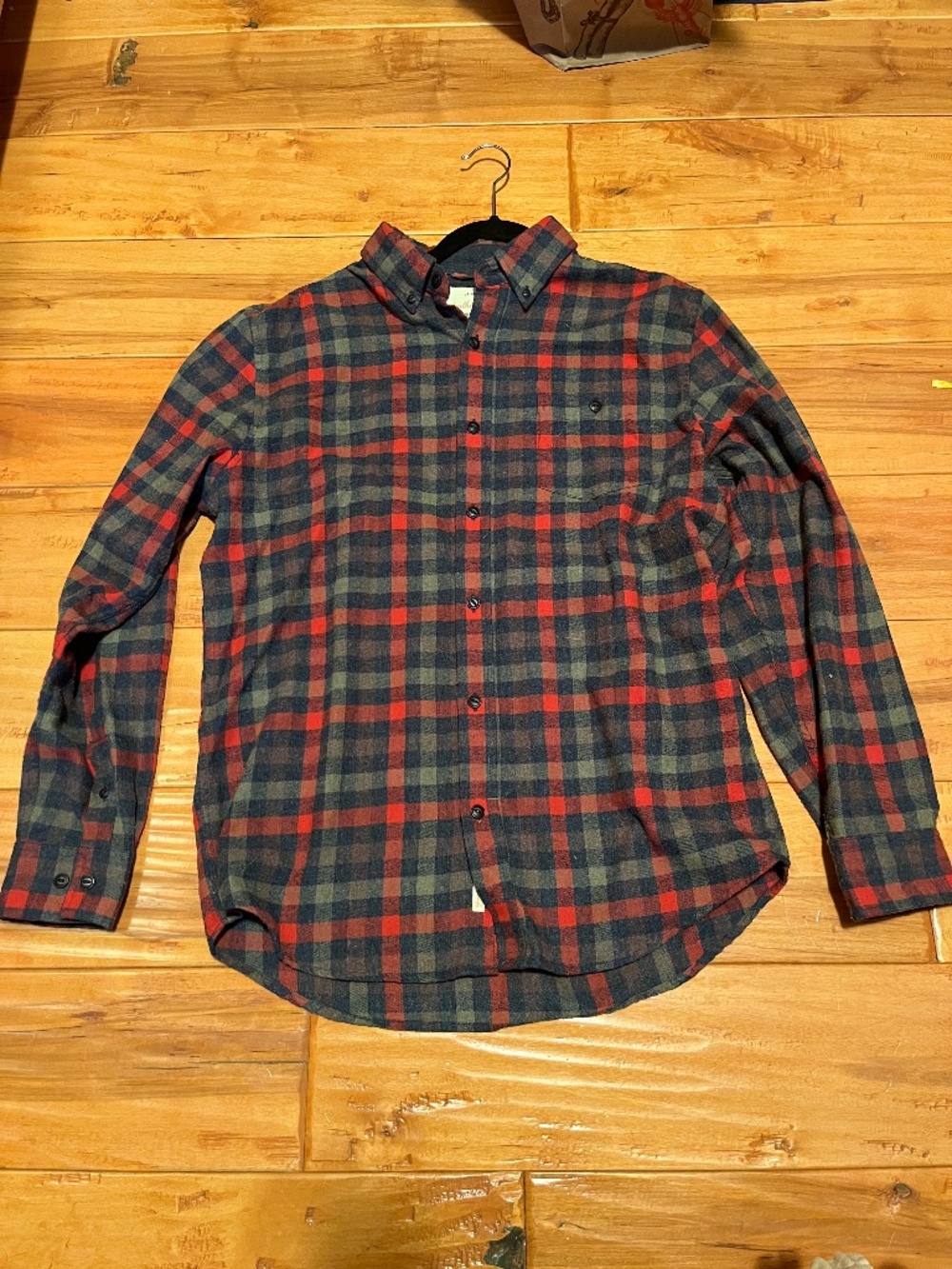 Blue/red checkered lightweight flannel (weatherproof vintage)